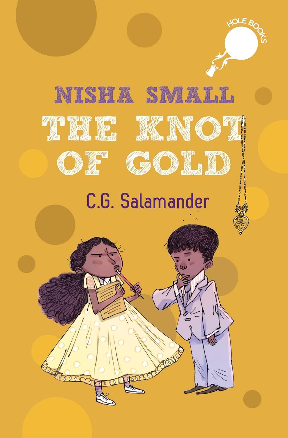 Artwork from 'Nisha Small: The Knot of Gold' book by C G Salamander.